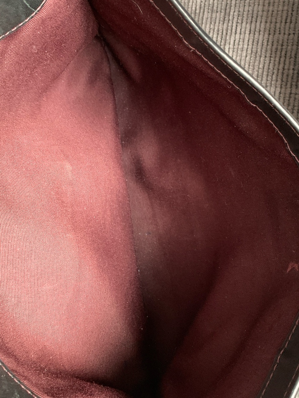 Limited Edition 75th Anniversary Saddle Bag | Black & Burgundy #38247 - Picture 3 of 16